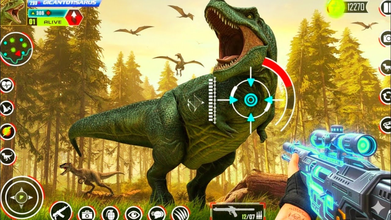Wild Animal Hunter 3D: Epic Dinosaur Hunting Adventure 🦖🥸|New 2026 Update Gameplay #8