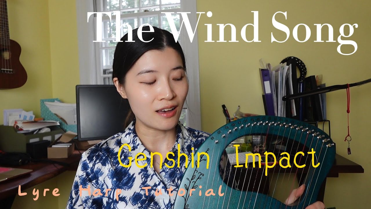 The Wind Song | Genshin Impact | Lyre Harp Tutorial with Music Tab