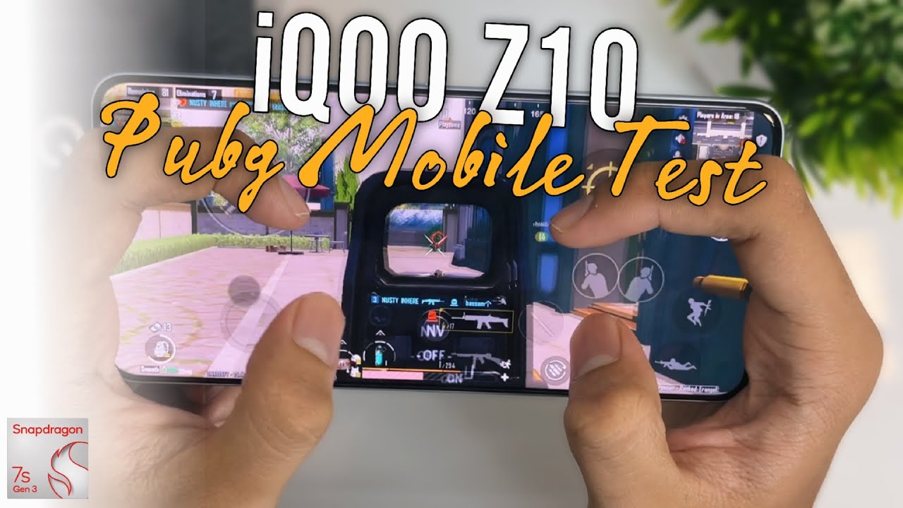 iQOO Z10 Snapdragon 7s Gen 3 Pubg Mobile Gaming Test
