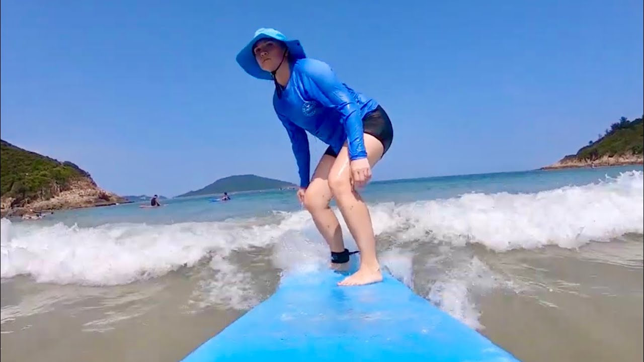 BEGINNER SURFING in Hong Kong