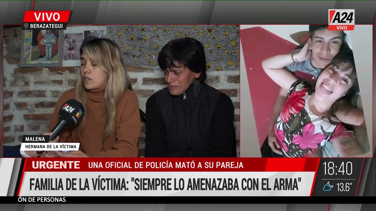 🔴Una mujer policía MATÓ A BALAZOS A SU NOVIO: Hablamos con la hermana de la víctima