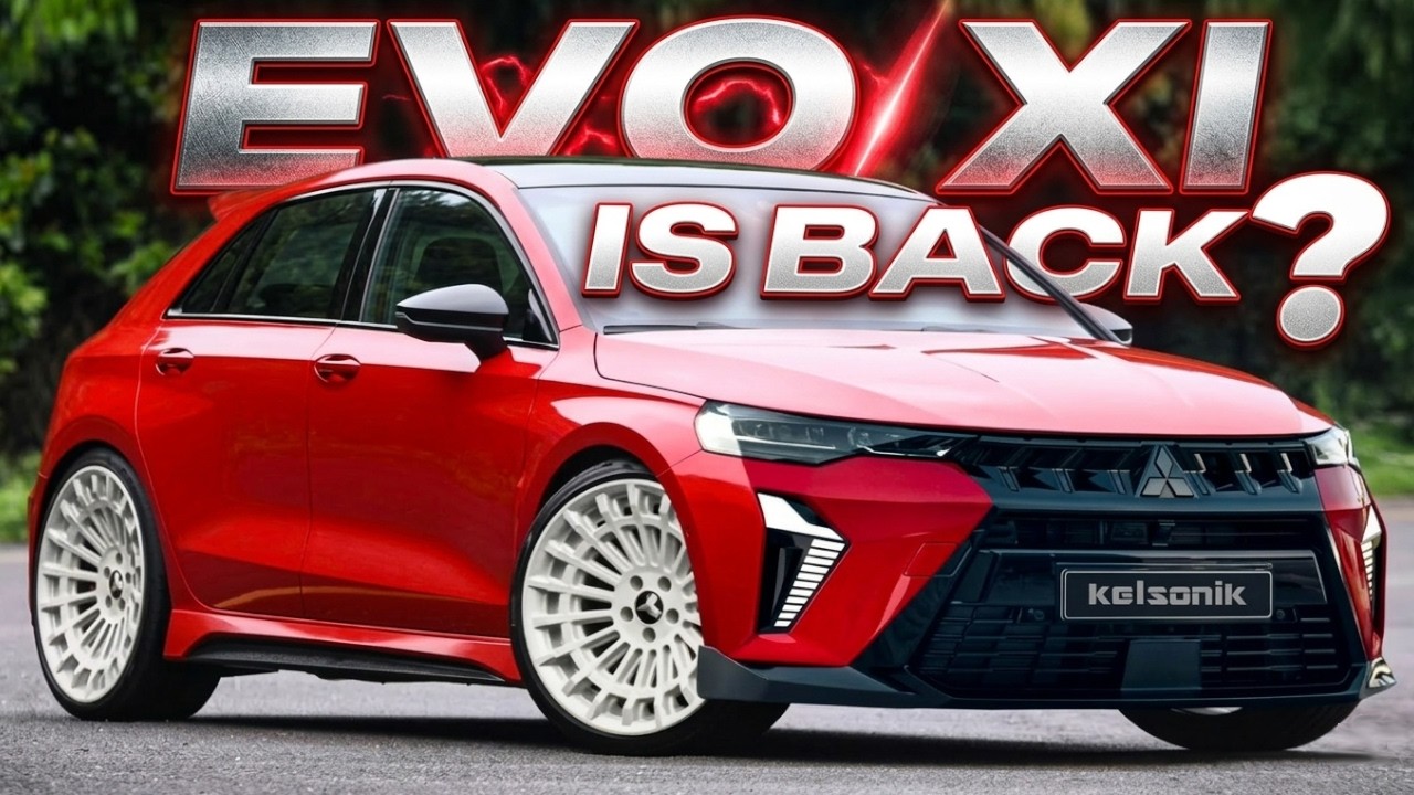 Evo вернулся?! Представлен смелый дизайн Mitsubishi Lancer Evolution XI.