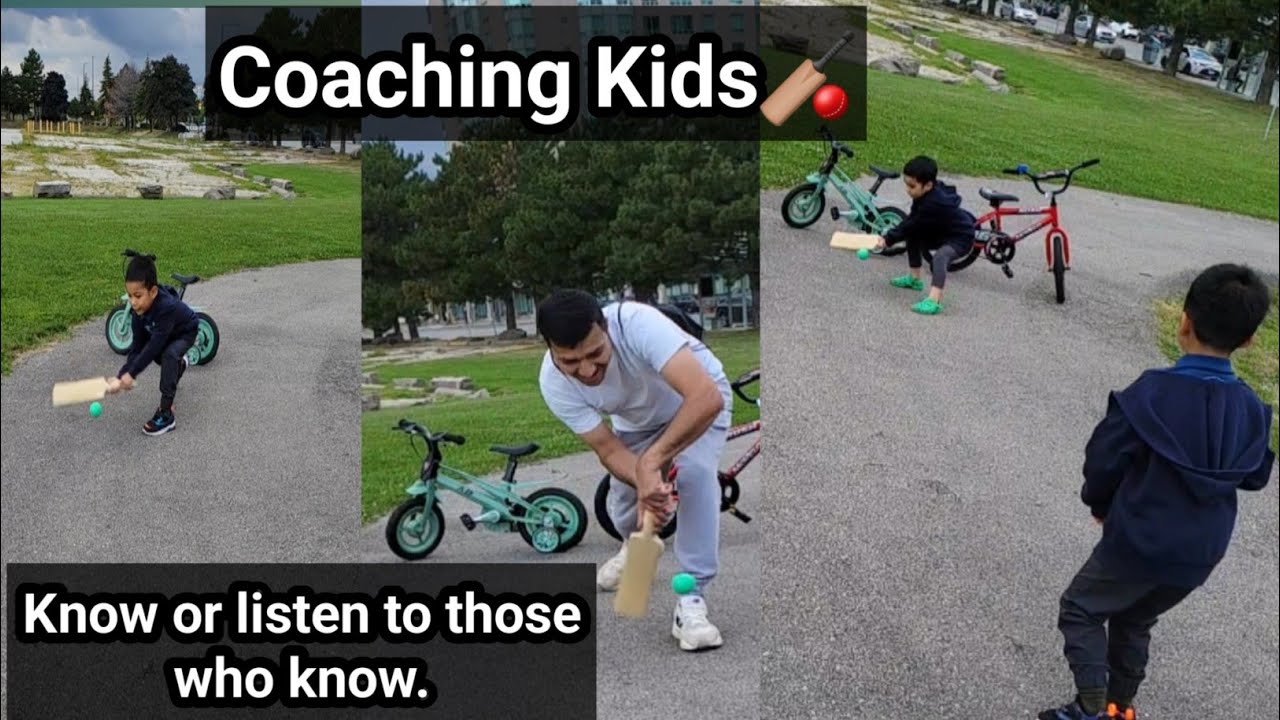 COACHING KIDS🏏 | Bachoun ko cricket sikhana|short vlog