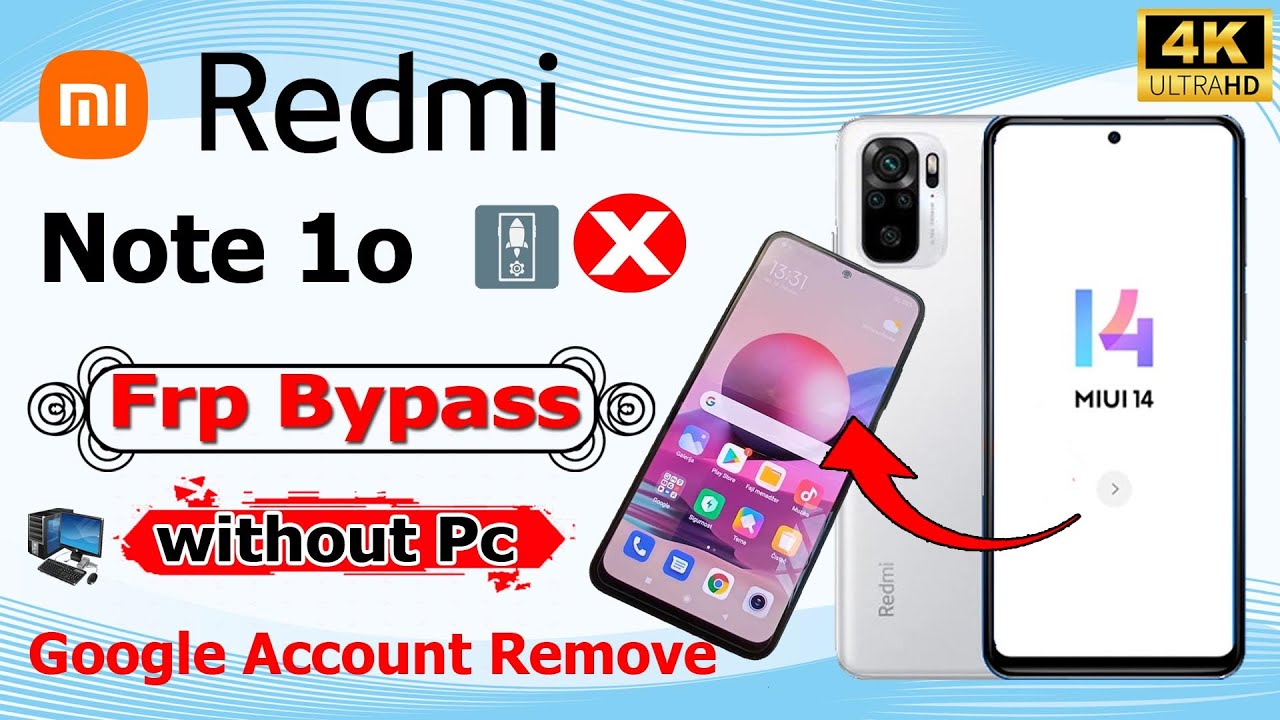 redmi note 10 frp bypass || miui 14 latest security unlock || without talkback without pc 2024