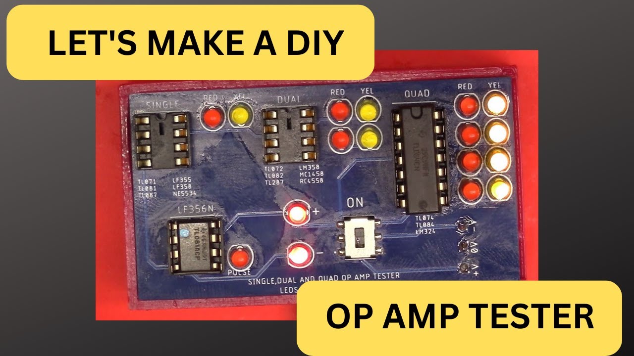 DIY OP AMP TESTER!!