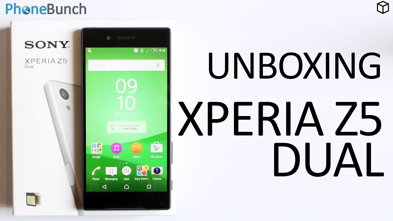 Sony Xperia Z5 Unboxing and Hands-on Overview
