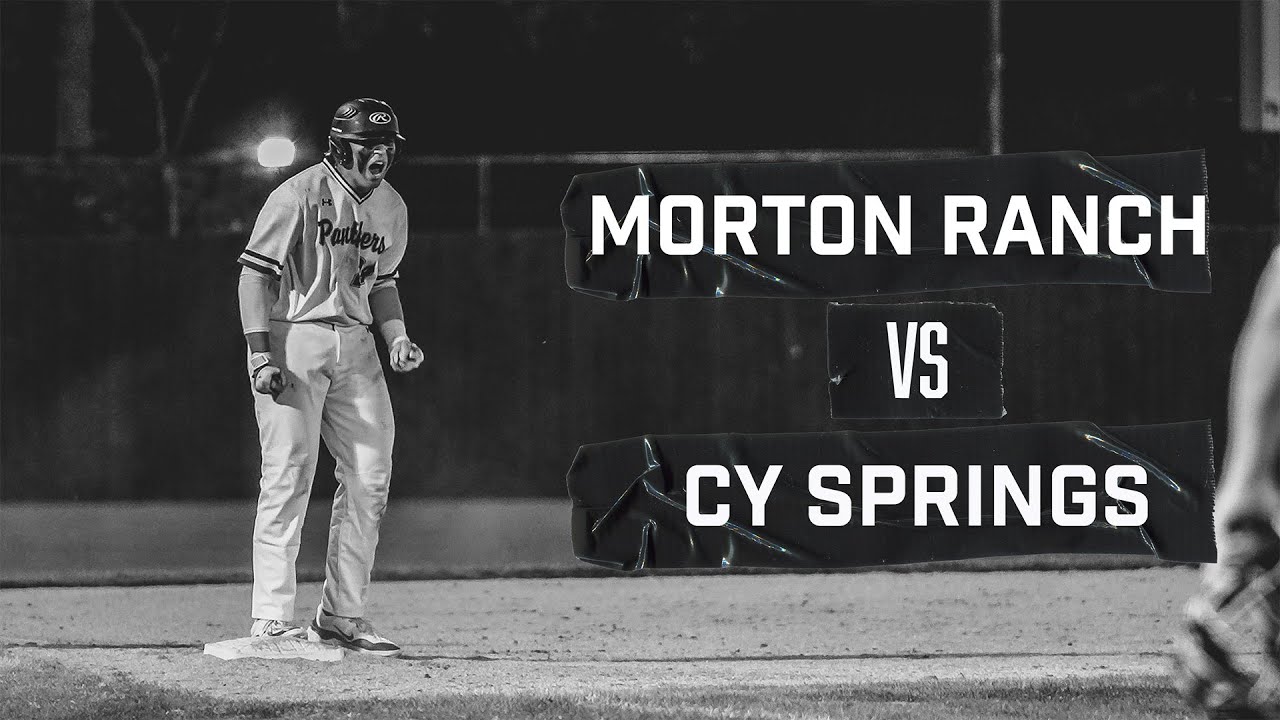 Katy Morton Ranch-vs-Cy Springs | Zach Warren Complete Game🔥