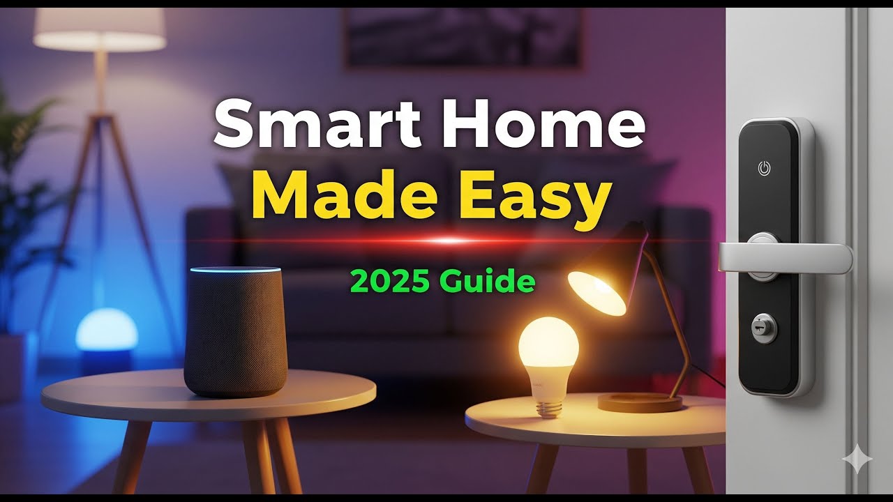&ldquo;Smart Home Setup Made Easy | Best Devices & Beginner Guide 2025&rdquo;