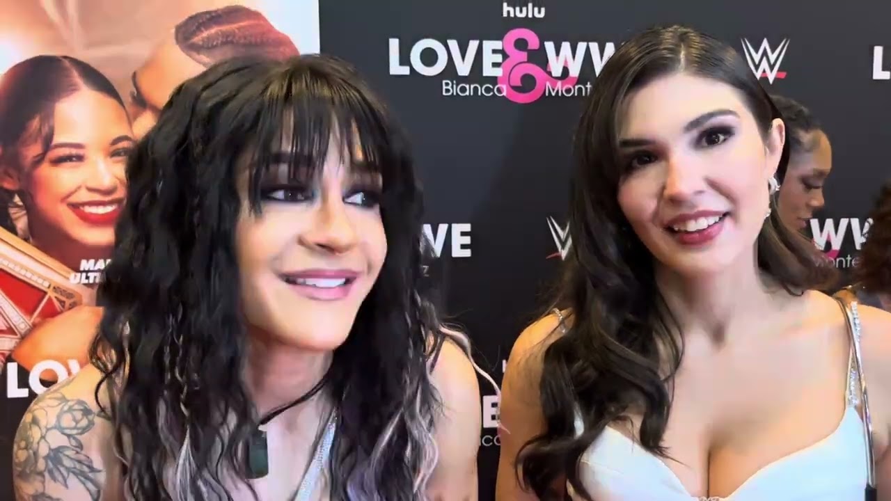 “Love & WWE” Red Carpet Interview — Dakota Kai and Cathy Kelley