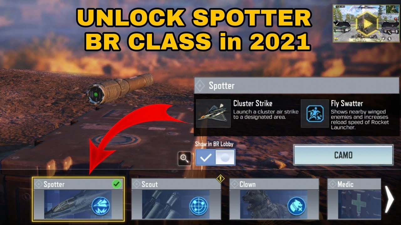 How to Get Spotter BR CLASS in 2021 COD Mobile | Wisdom Frost