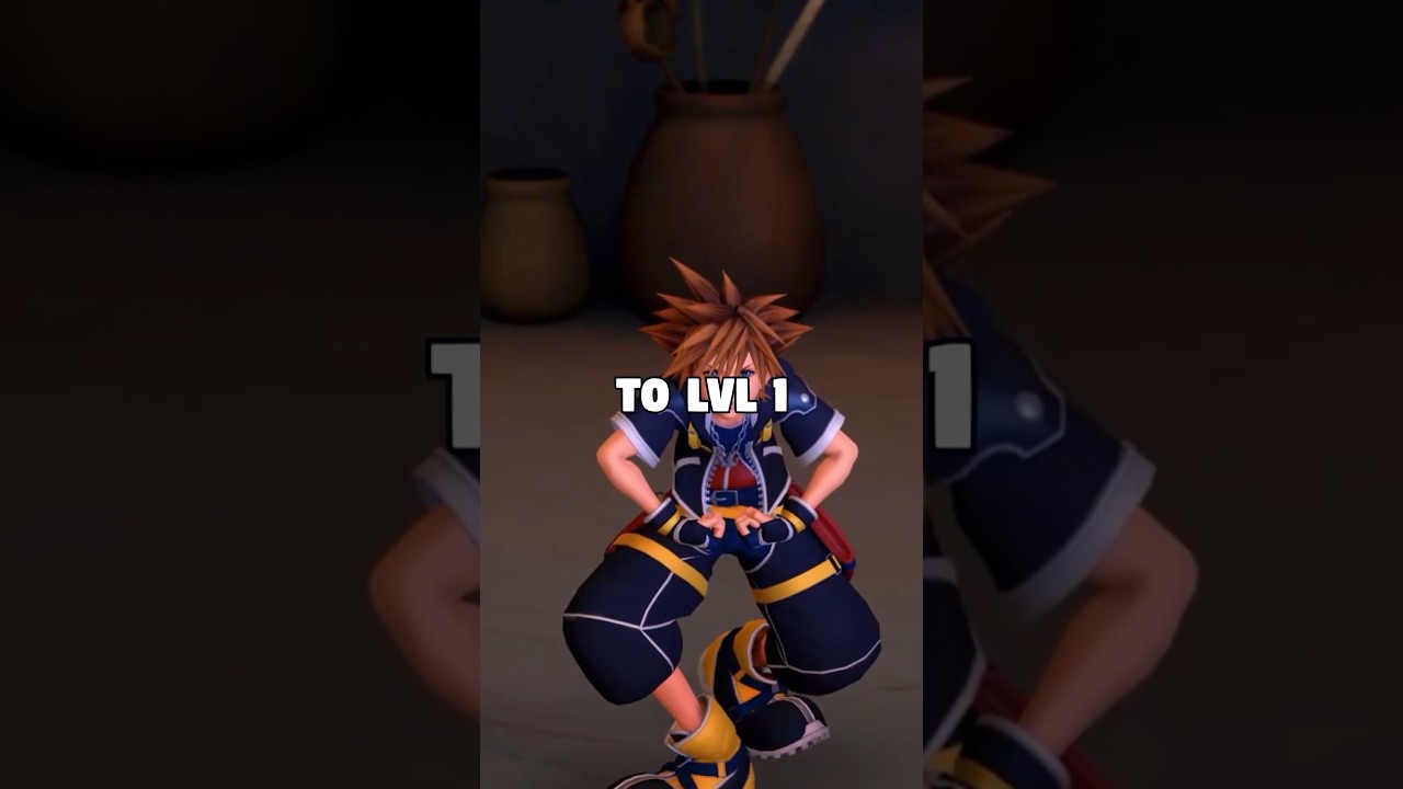 Все причины, по которым Сора сбрасывается до уровня 1 в Kingdom Hearts #kingdomhearts #shorts