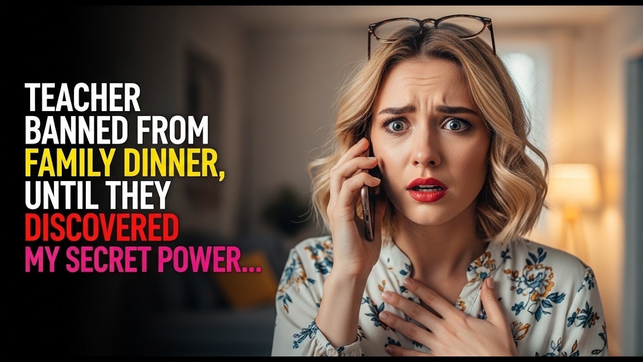 Teacher Banned From Family Dinner, Until They Discovered My Secret Power