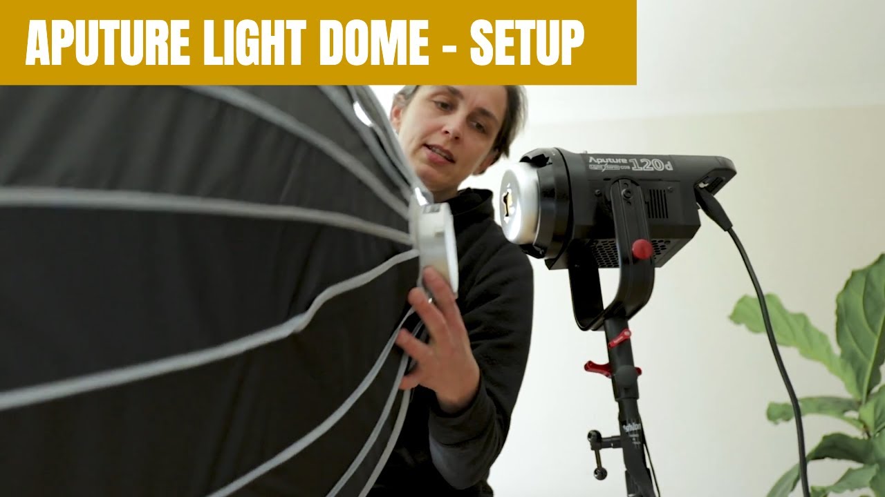 Aputure Light Dome — инструкции по распаковке и установке