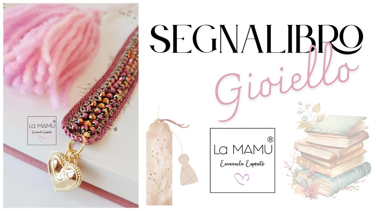🏷📚✨️🔖SEGNALIBRO GIOIELLO UN GIOELLO TRA LE PAGINE UN REGALO PERFETTO