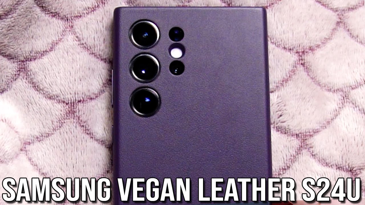 Samsung Vegan Leather for Samsung Galaxy S24 Ultra Case