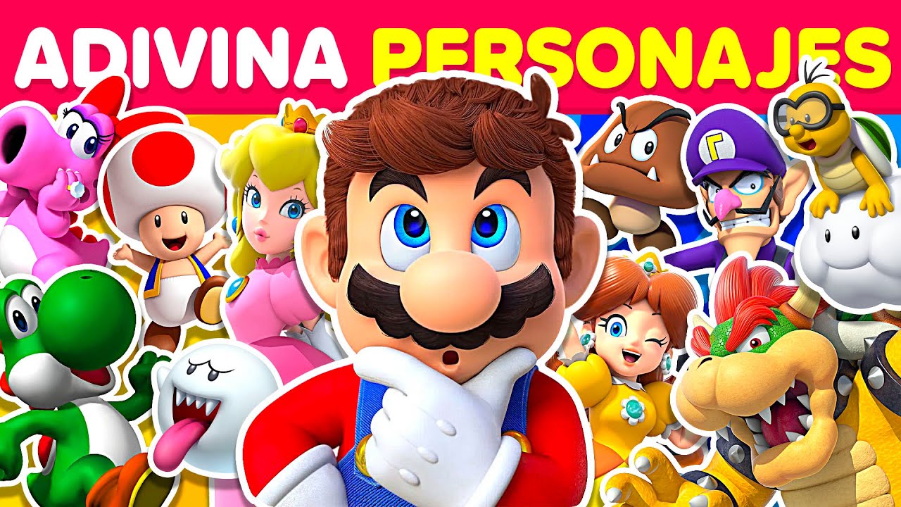 Adivina el Personaje de Mario Bros  👾🤔🎮 | ¿Sabes quién es? - Videojuegos| PlayQuiz Trivia