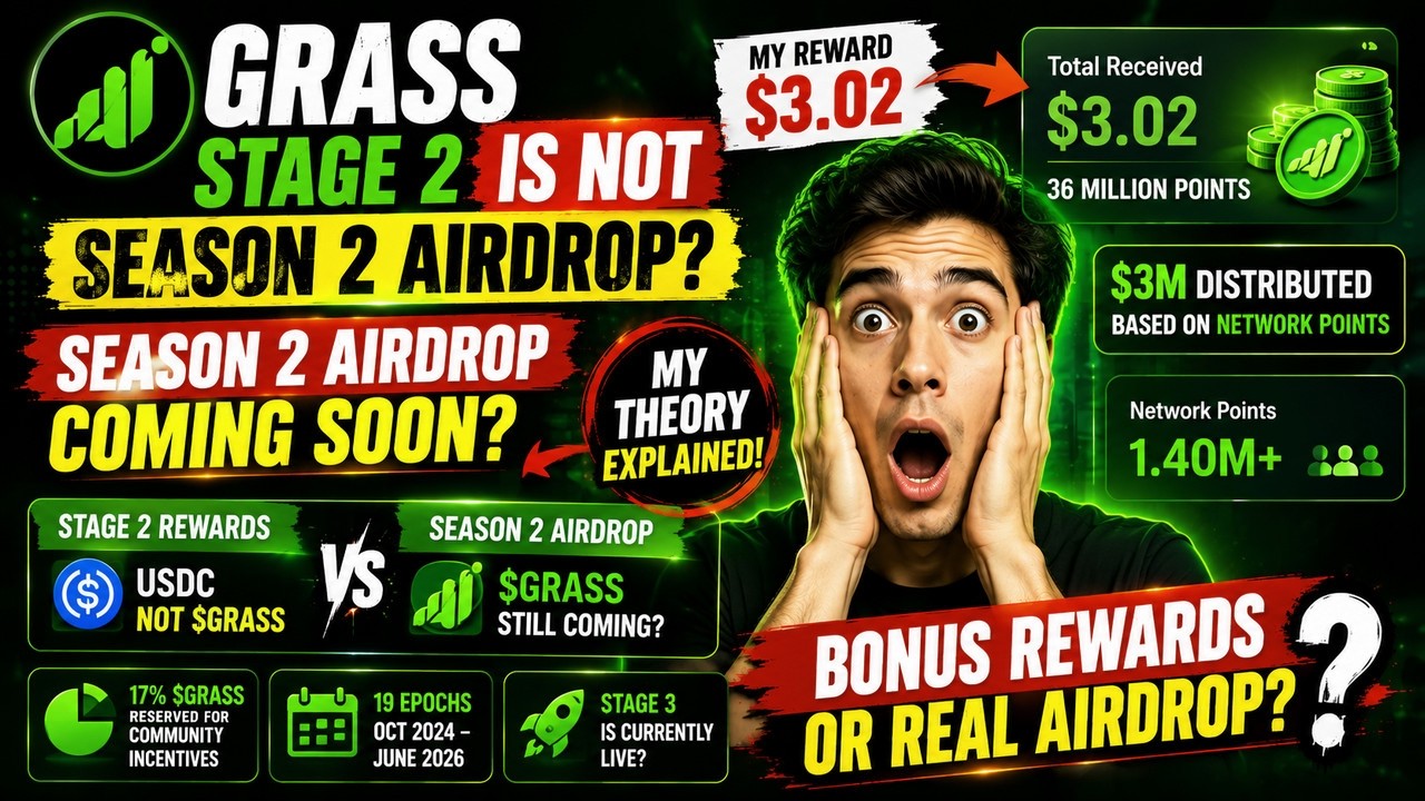 Grass Stage 2 is NOT Season 2? | My Theory Explained | Airdrop Coming?