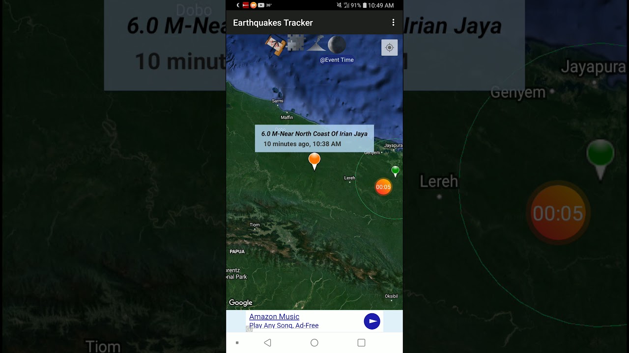 6.0 Earthquake Lereh, Indonesia 18-1-20