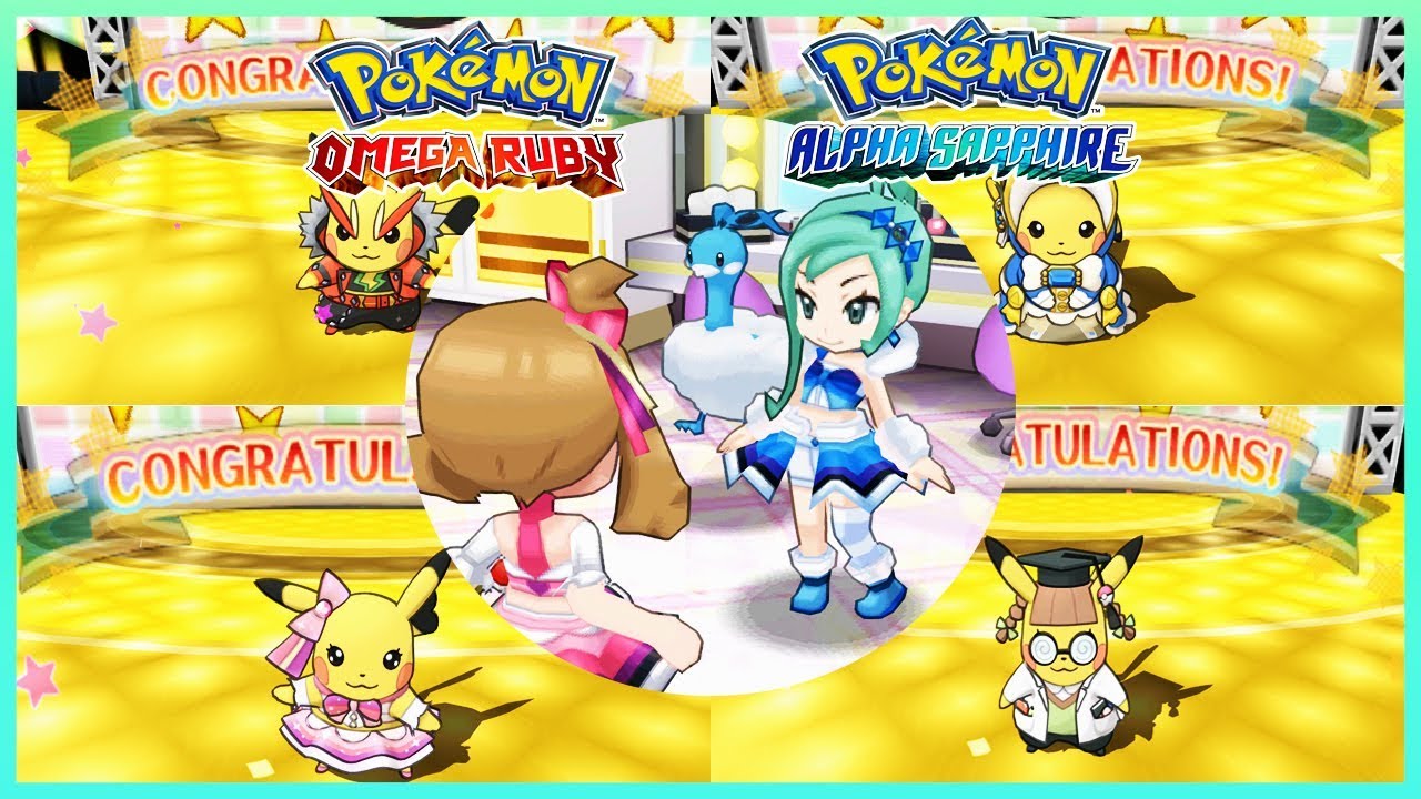 Pokemon OmegaRuby & AlphaSapphire - All Pokemon Master Rank Contest & Lisia