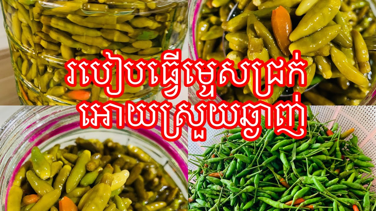 របៀបធ្វើម្ទេសជ្រក់អោយមានរស់ជាតិស្រួយឆ្ងាញ់