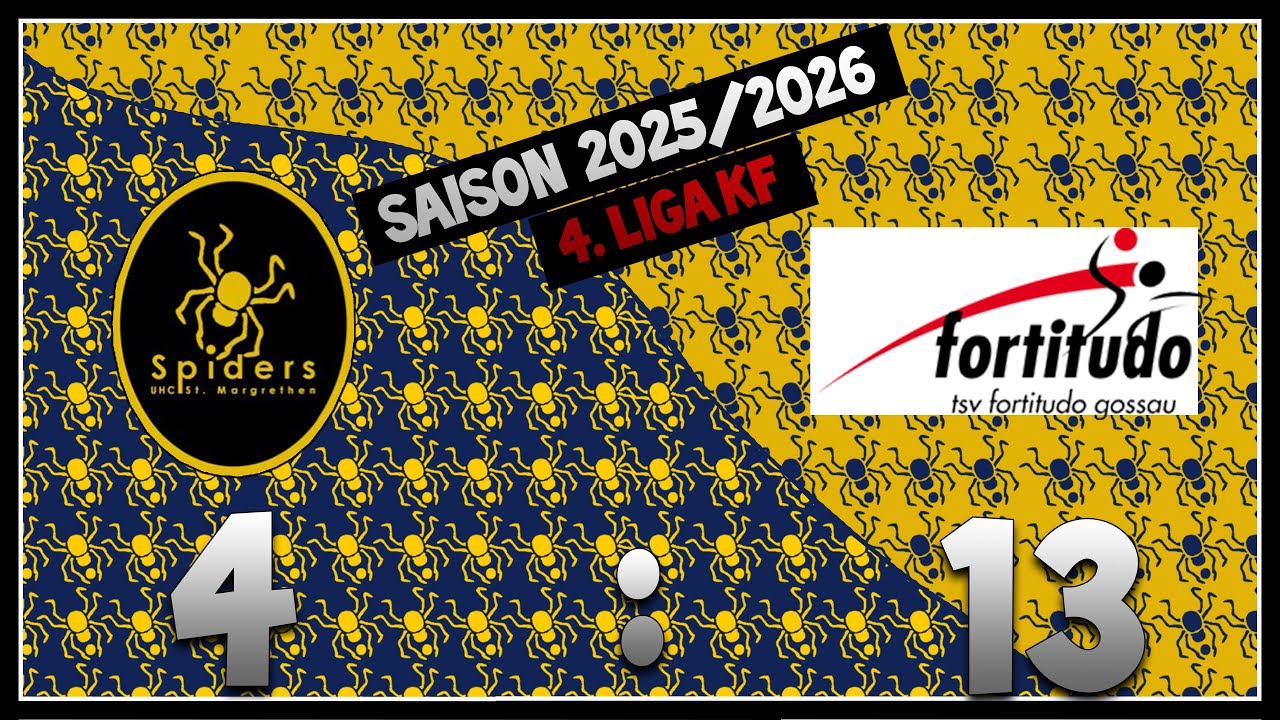 UHC Spiders St.Margrethen VS Fortitudo Gossau | 28.09.2025 | 4.Liga | KF | Unihockey