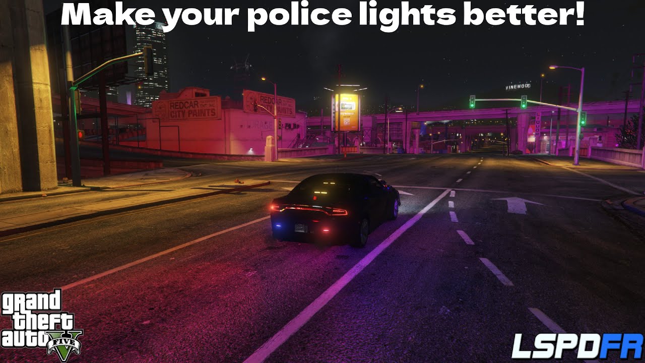 How to make your police lights way brighter (LSPDFR Tutorial)