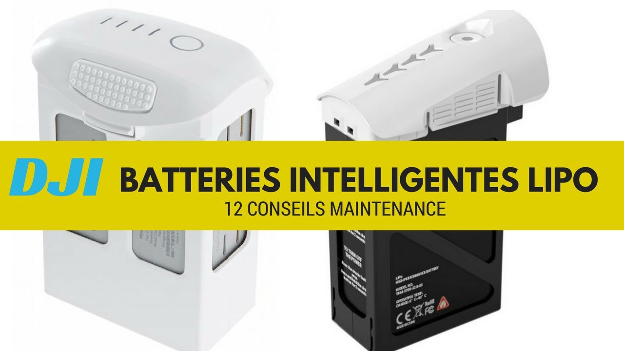 BATTERIES DRONE DJI: 10 astuces maintenance