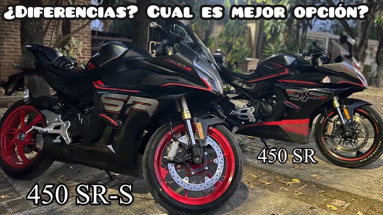Diferencias entre la CFMOTO 450 SR y 450SR-S | cual debes comprar?
