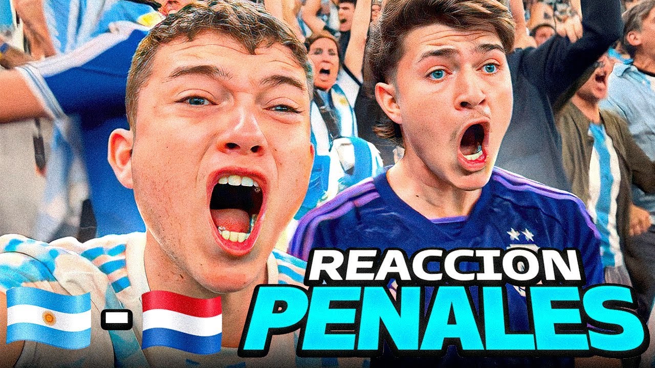REACCIÓN A LOS PENALES DESDE EL ESTADIO | ARGENTINA - PAÍSES BAJOS