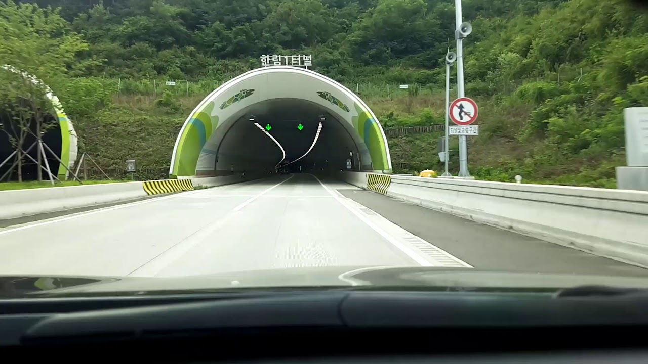 부산 정관 곰내터널 - 부산외곽순환고속 기장철마IC - 남해고속 사천IC - 사천한주빌라트(2배속)