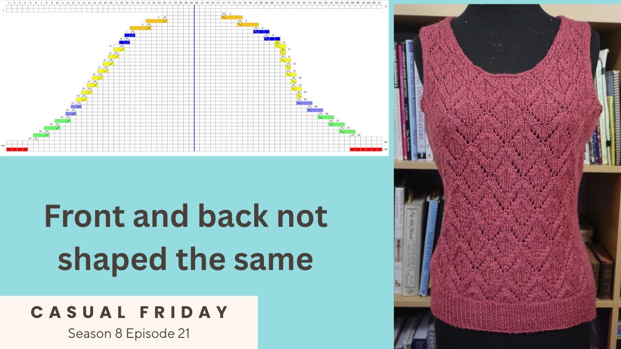 My Sweater Experiment with Asymmetrical Shaping // Casual Friday S8E21