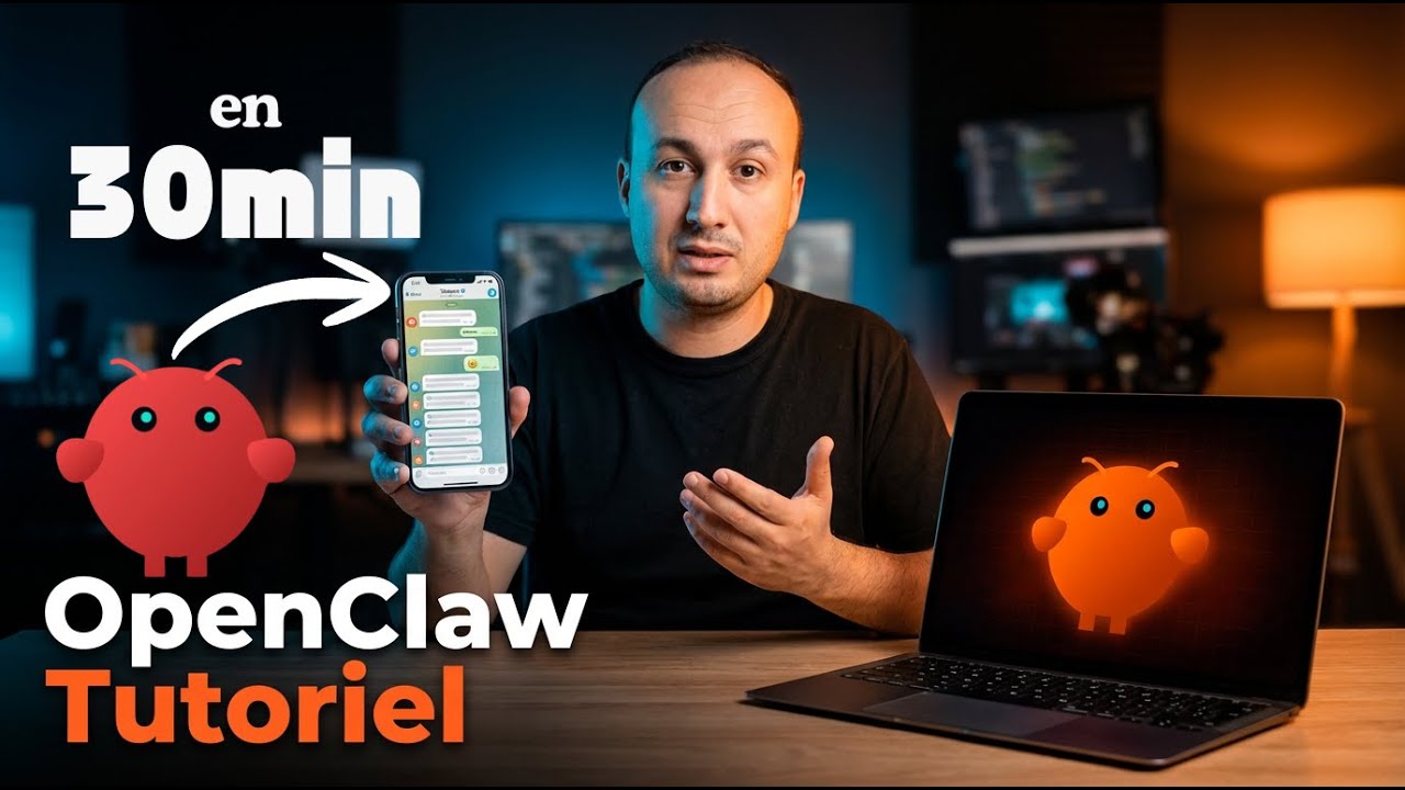 OpenClaw Tutoriel : de z&eacute;ro &agrave; expert &ndash; setup & utilisation compl&egrave;te (ClawdBot) 🚀 C&rsquo;est une TUERIE