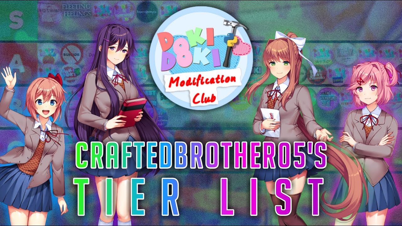 DDLC Mod Tier List Full Livestream! (Spoiler Free)