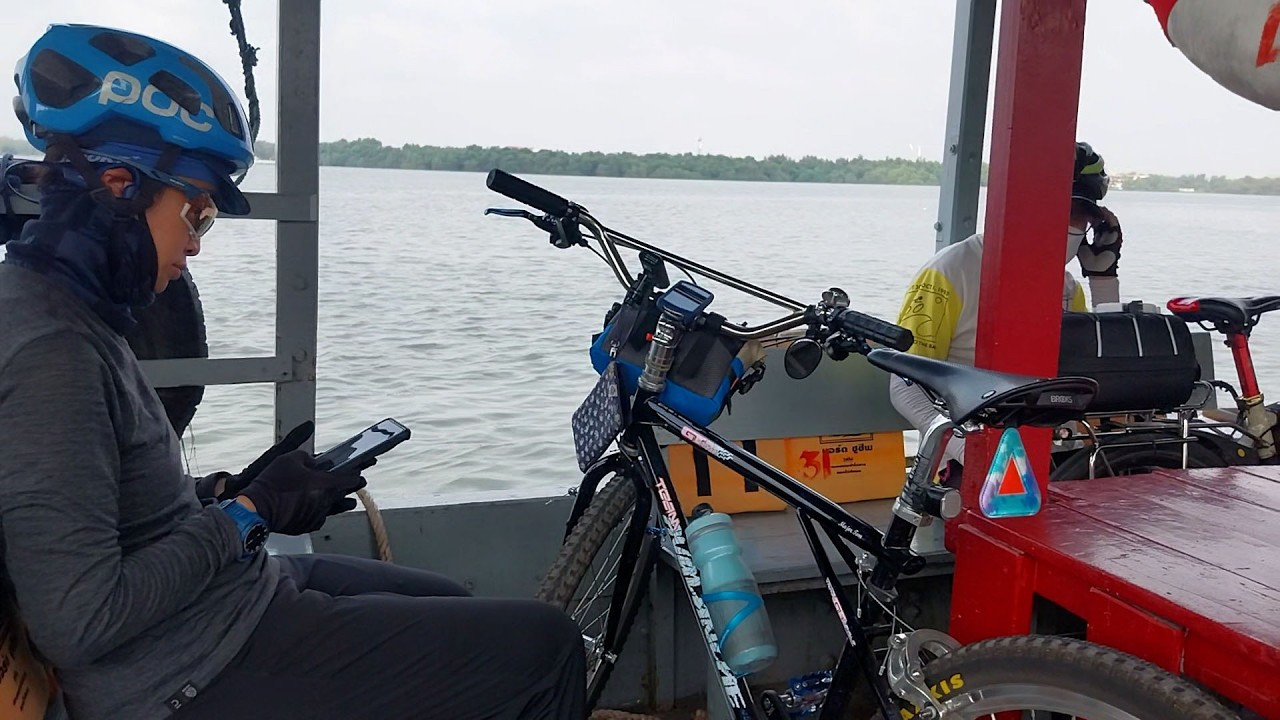 ปั่นจักรยานลงเรือเที่ยวสมุทรปราการ#thailand #cycling
