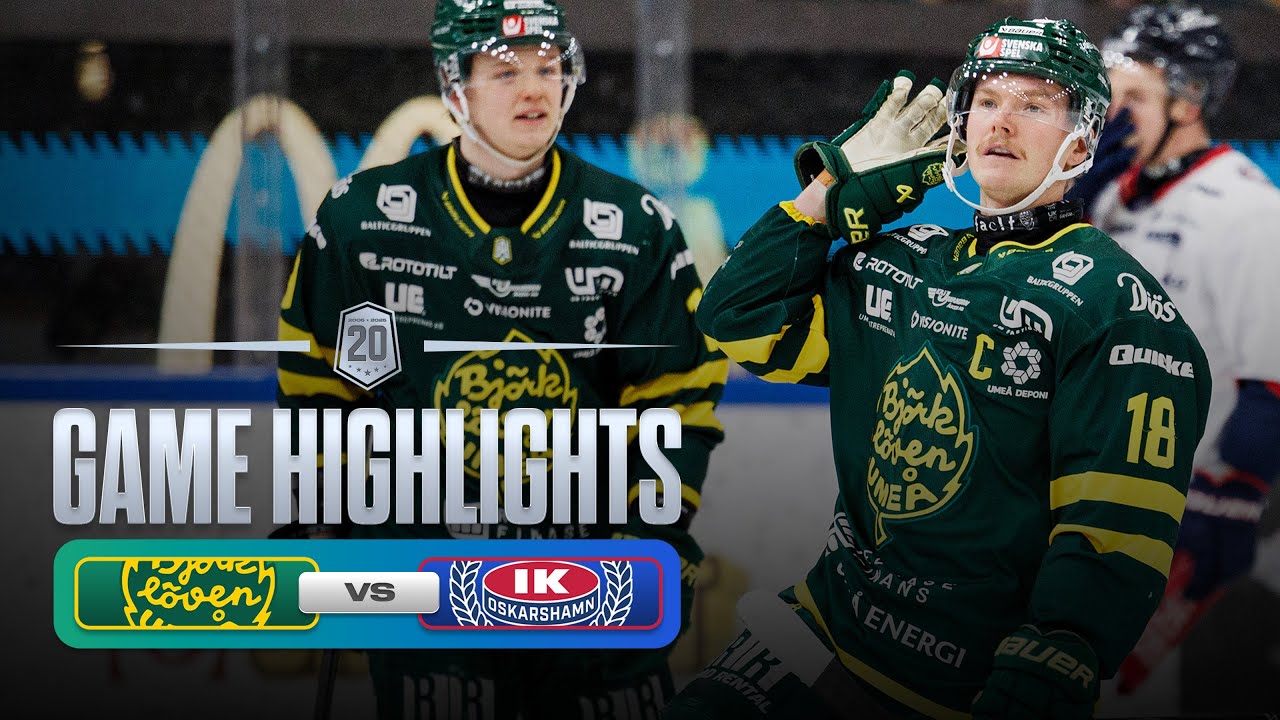 Björklöven vs. IK Oskarshamn | Highlights 16/1