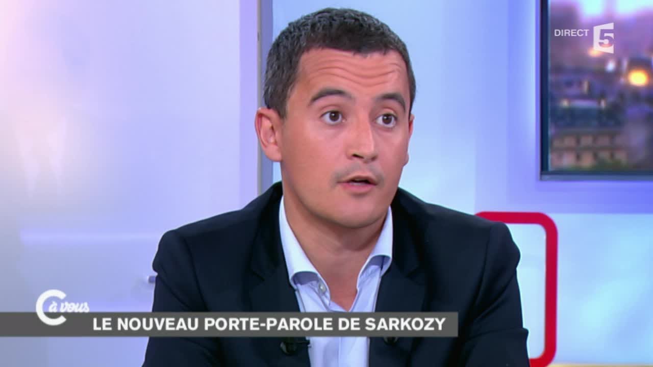Gérald Darmanin, nouveau porte-parole de Nicolas Sarkozy - C à vous - 23/09/2014