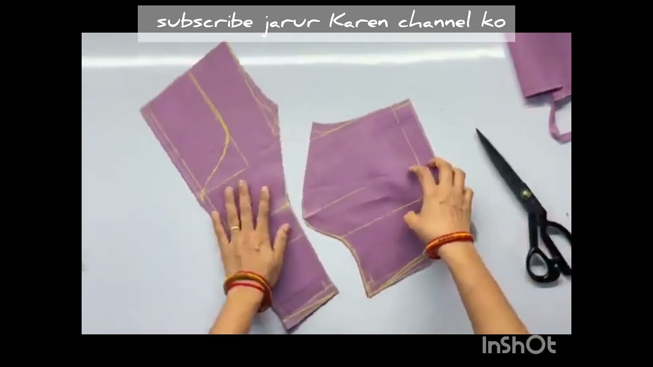 प्रिंसेस कट ब्लाउज कटिंग एंडस्टिचिंग ll 