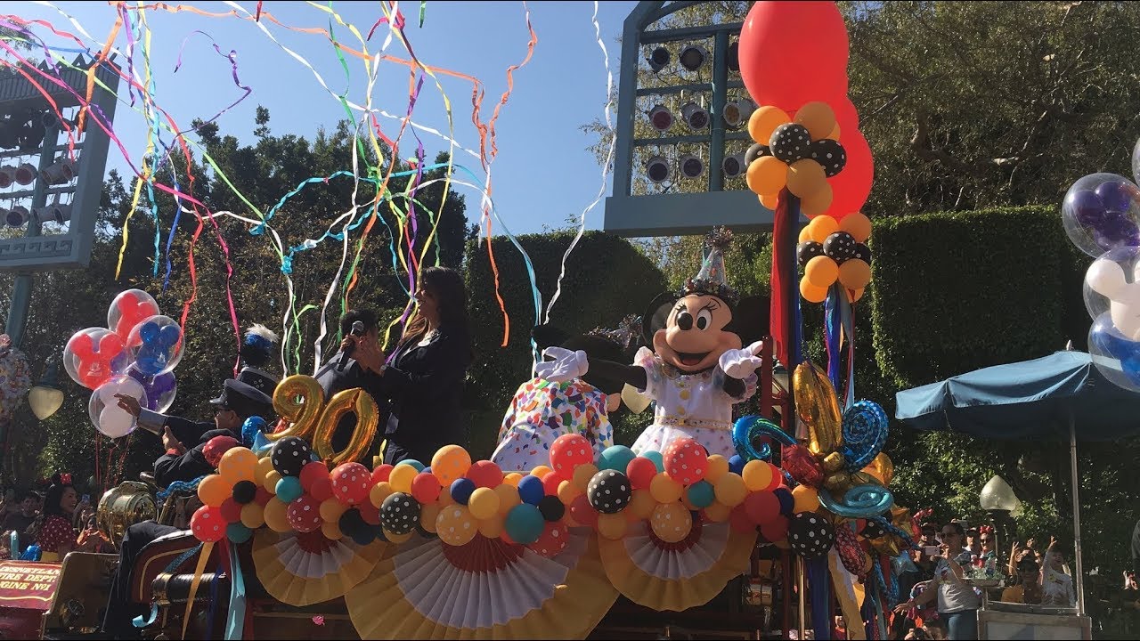 Mickey and Minnie Mouse’s 90th Birthday // Disneyland