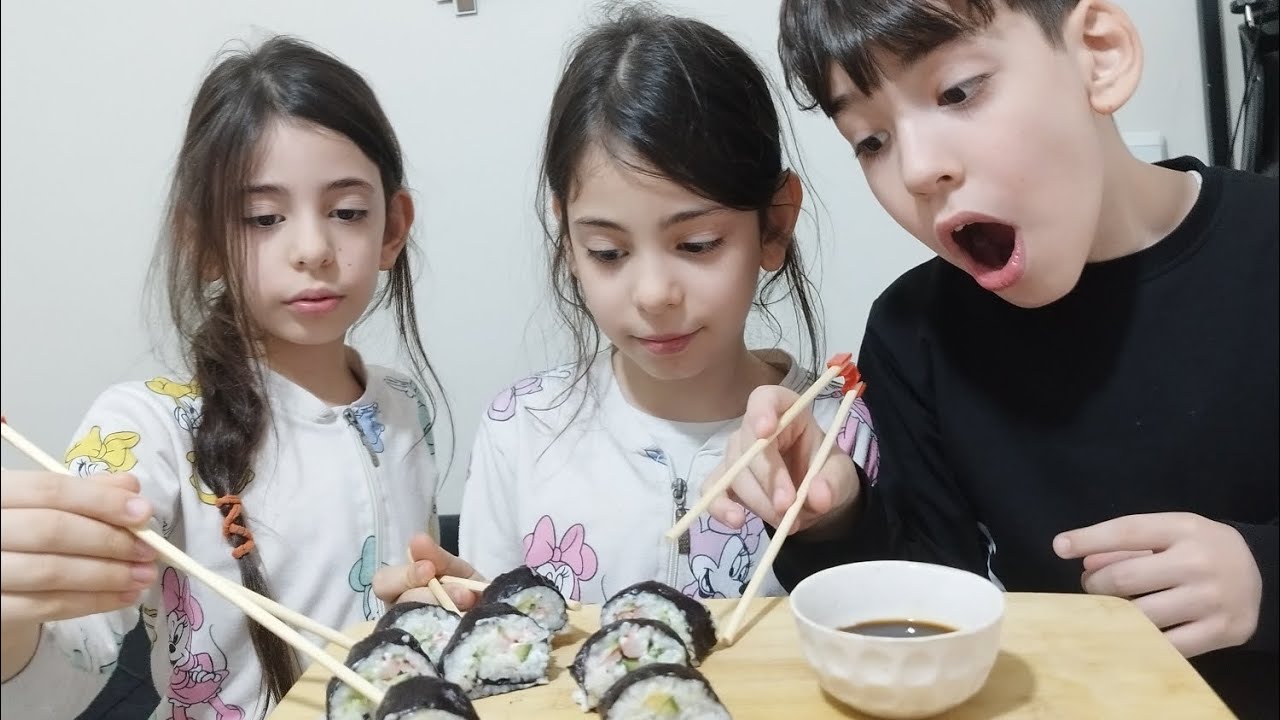 Evde SUSHİ yaptık 🥳