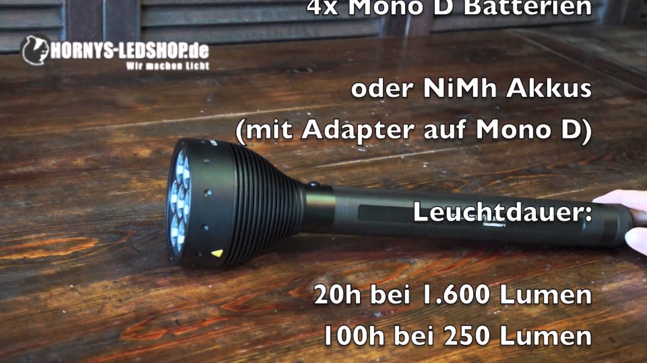 LED LENSER X21.2 Review - Deutsch
