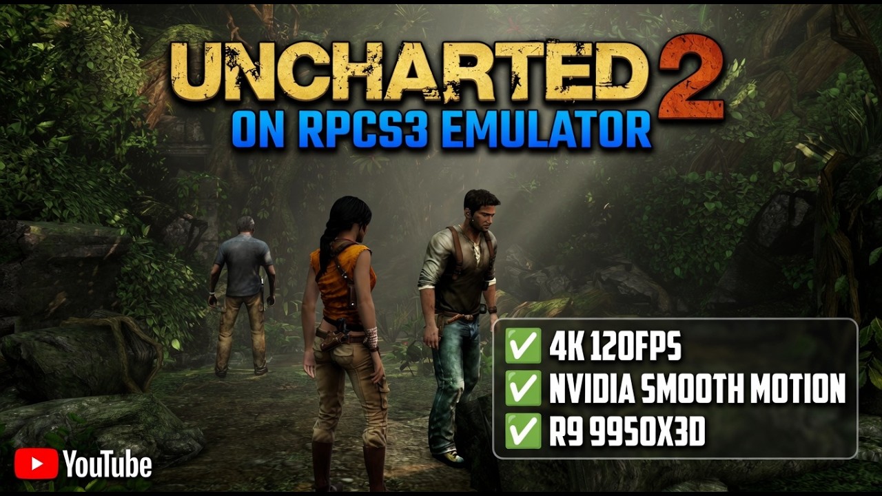 Uncharted 2 в 4K 120 FPS на RPCS3 &mdash; выглядит безумно круто в 2026 году!