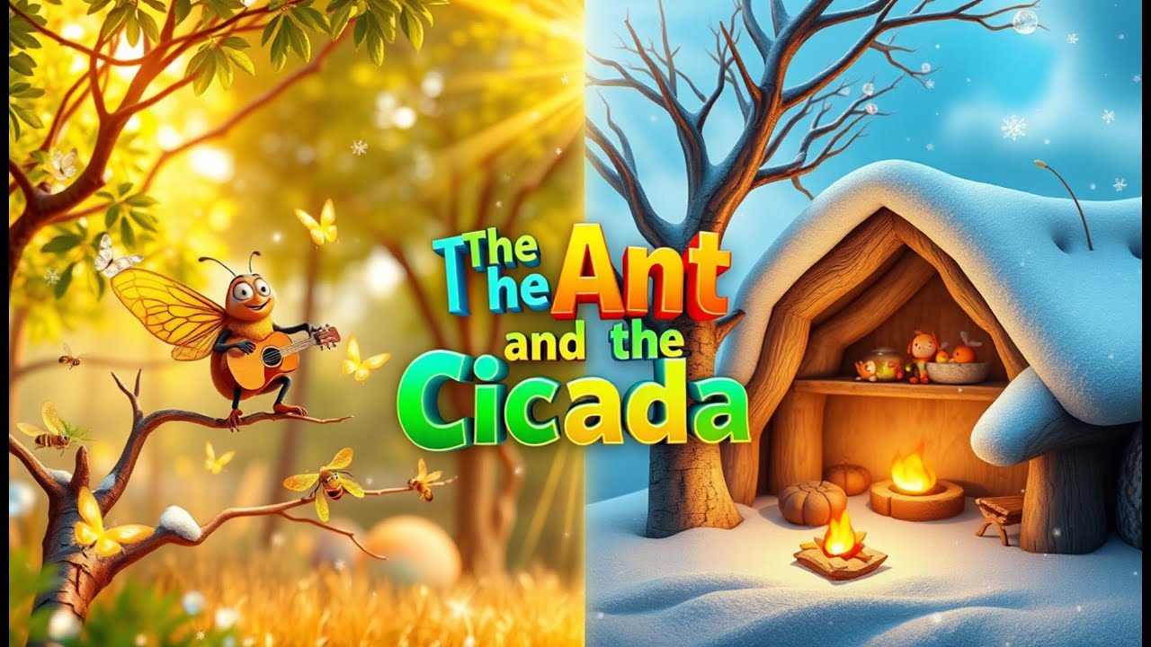 The ant and the cicada | Stories for kid | Fairytales