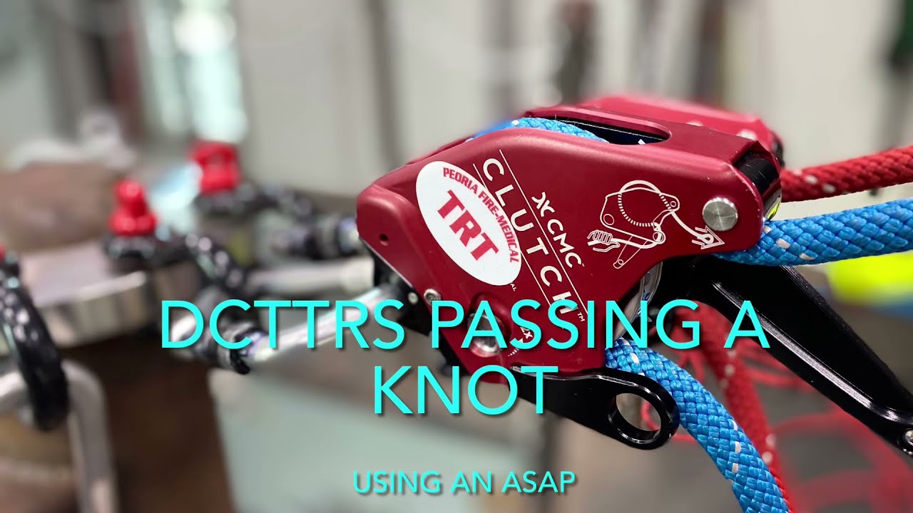 Passing a knot on twin tension system