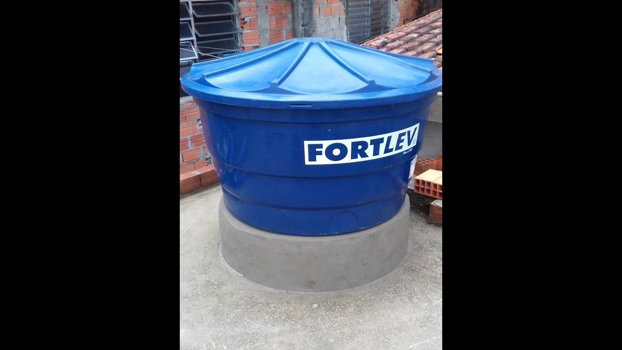 Como fazer suporte de caixa d'agua redonda