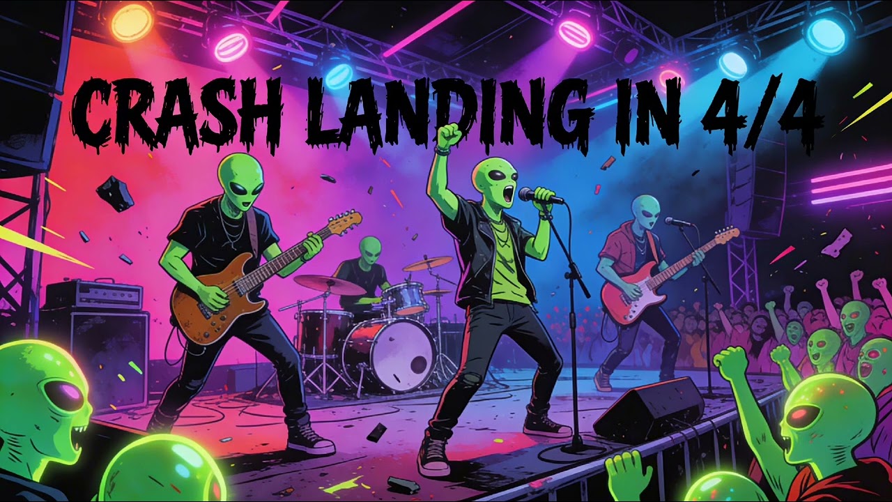 Crash landing in 4/4 #aimusic #music #song #poppunk #rock 