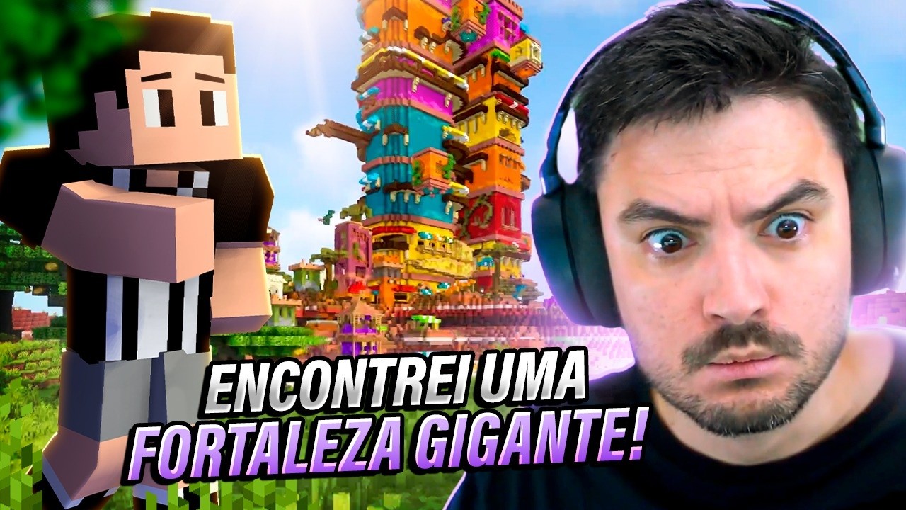 INVADI E EXPLOREI A CIDADE COLORIDA NO MINECRAFT #3.39