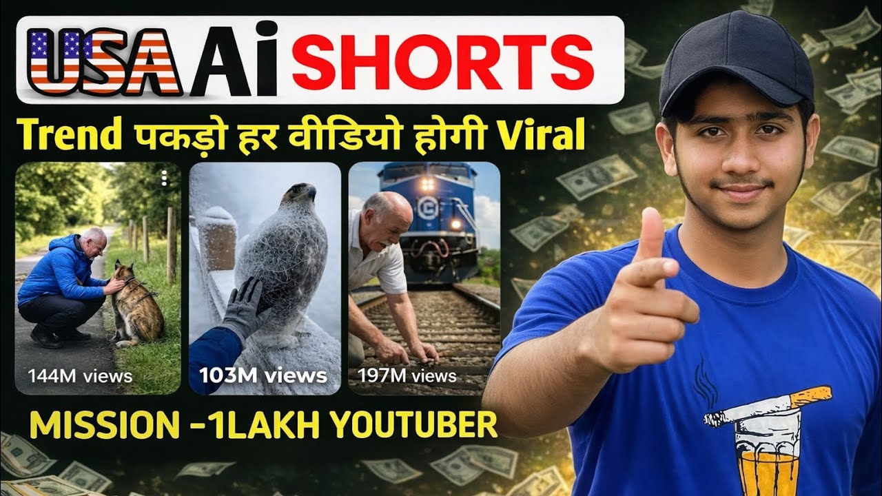🇺🇸 USA Viral AI Animal Rescue Shorts | Step-by-Step YouTube Strategy 2026