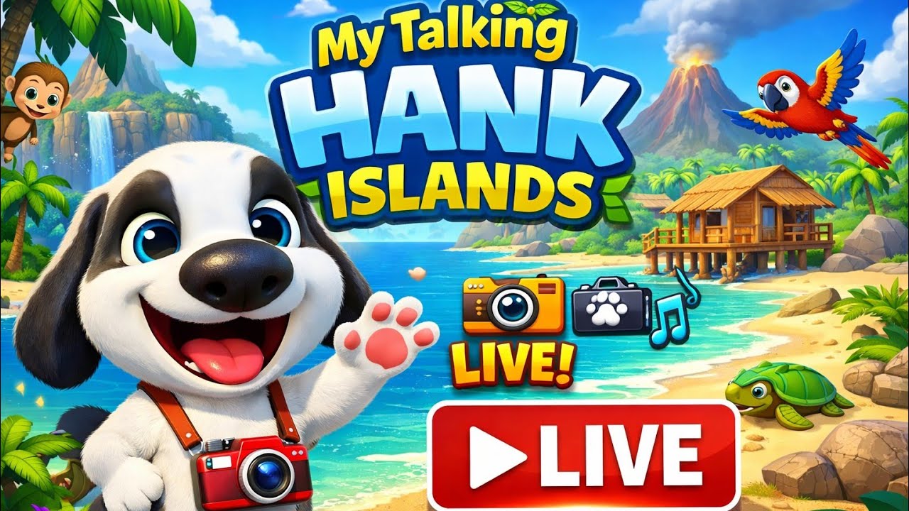 🔴 My Talking Hank Islands LIVE | Island Adventure Gameplay #viral #shorts #10000views #trending 