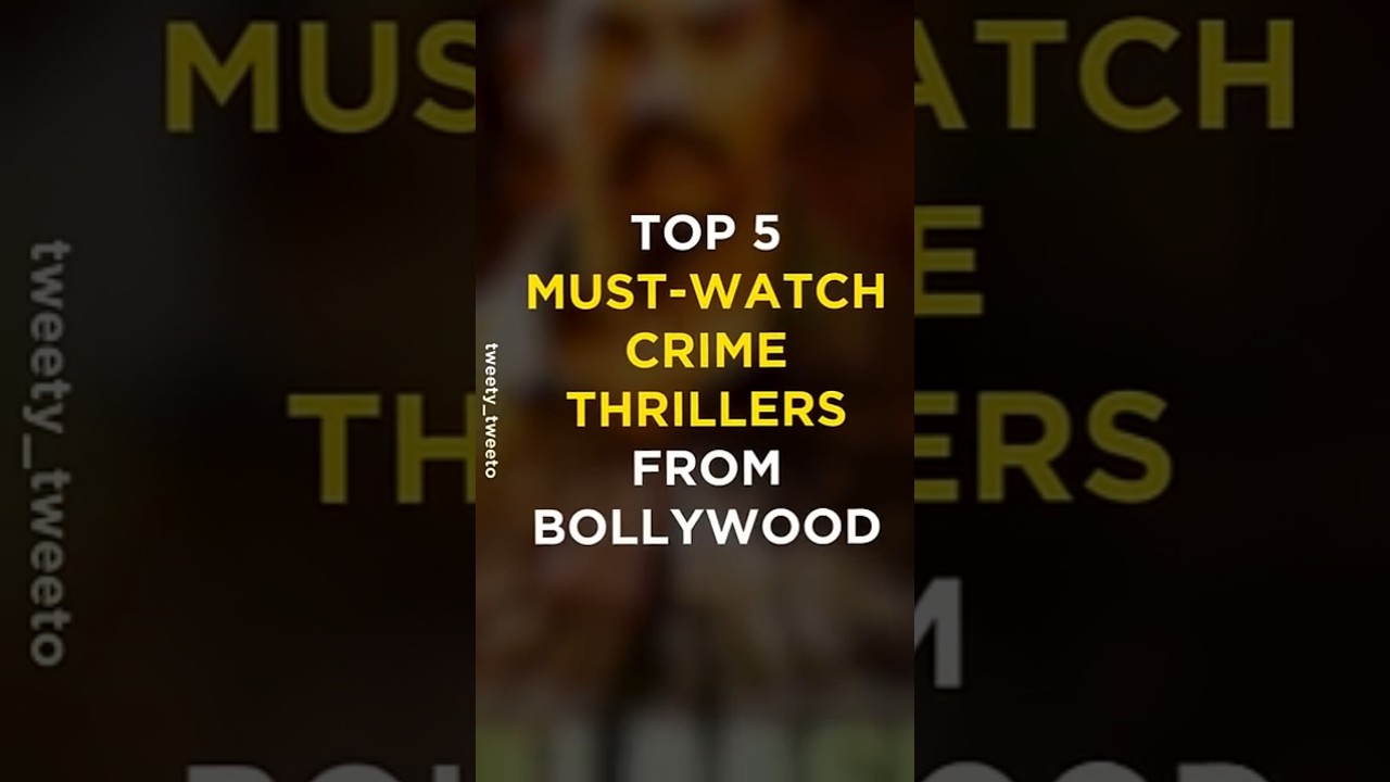 Top 5 Must Watch Crime Thrillers fromBollywood