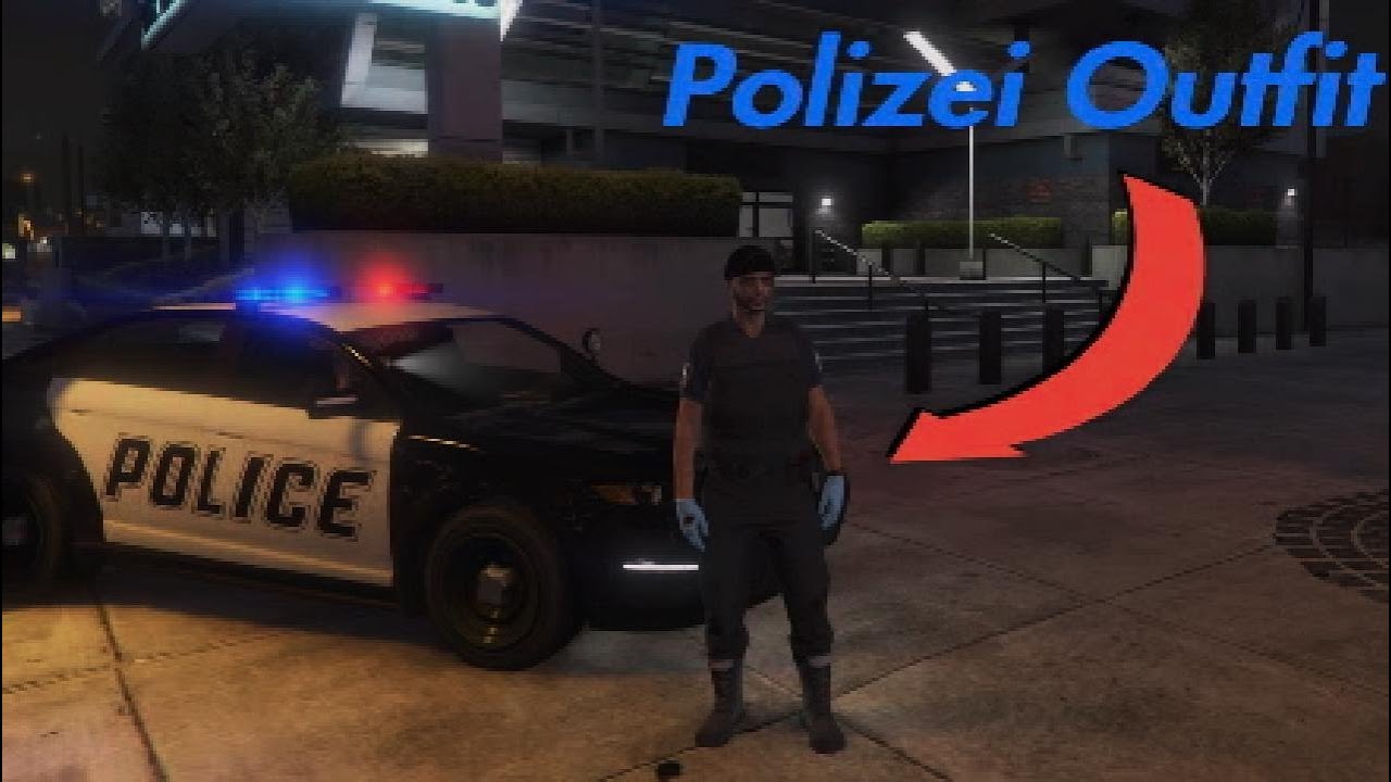 👮🏽‍♂️Polizei Outfit selber erstellen in GTA 5 Online !!👮🏽‍♂️ | Deutsch